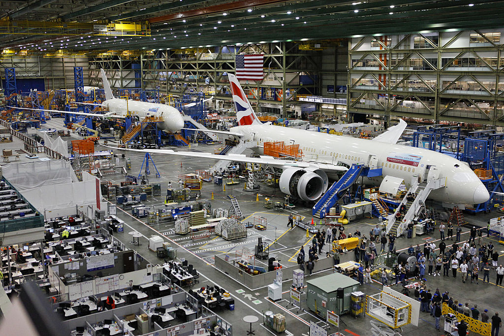 Inside the Boeing Co. 787 Assembly Plant