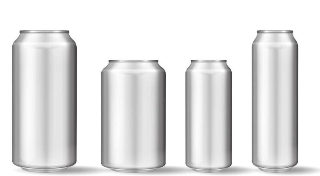 Aluminum Can of different sizes