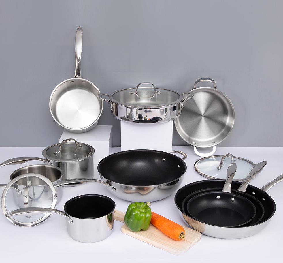 Stainless steel cookware